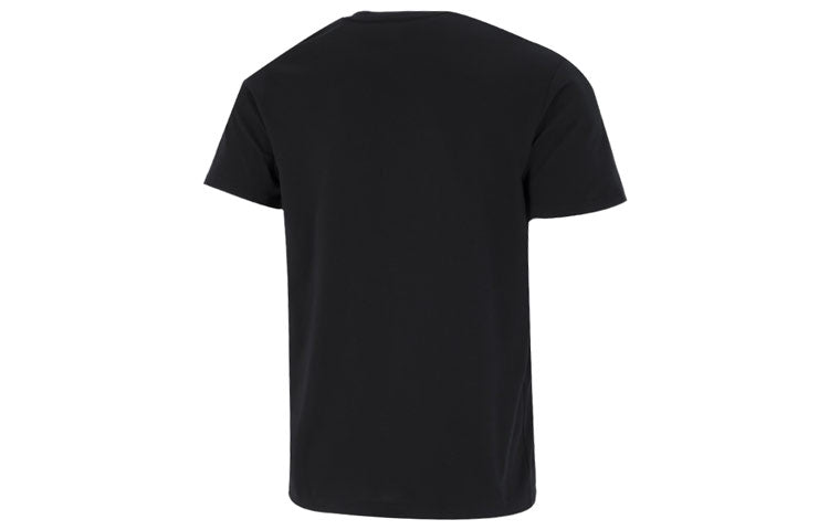 Under Armour Logo Embroidered Heavyweight Short Sleeve T-shirt 'Black White' 1373997-001