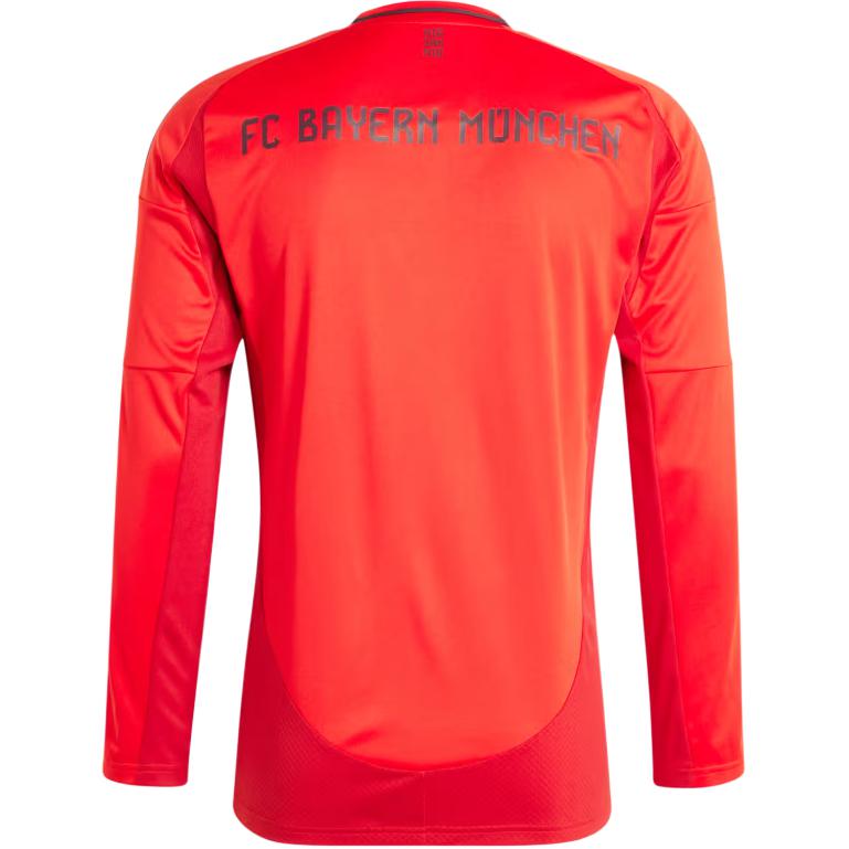 adidas FC Bayern 24/25 Long Sleeve Home Soccer Jersey Asia Sizing 'Red' IT2254