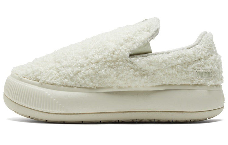 (WMNS) PUMA Suede Mayu Slip-On 'Teddy - Marshmallow' 384887-02