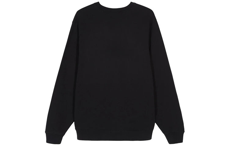 Men's Stussy International Crew Classic Logo Round Neck Black 1914482BLAC