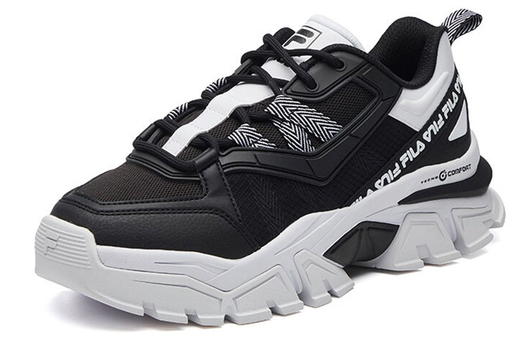 (WMNS) FILA Buffer Low-Running Shoes Black/White F12W114119FBK