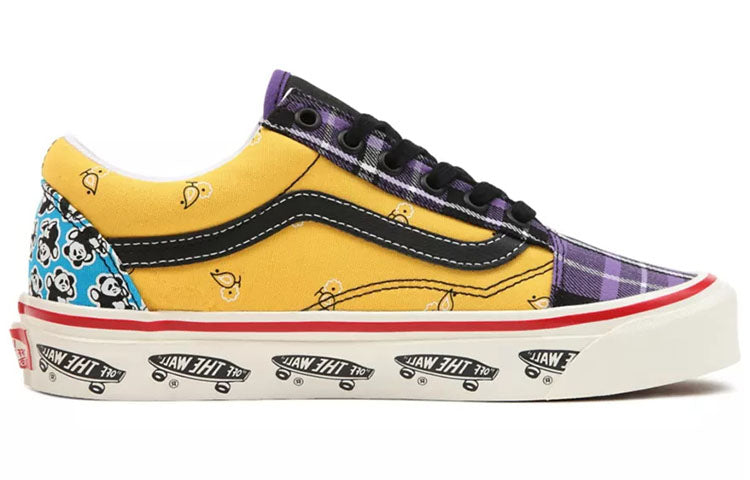 Vans Unisex Anaheim Factory Old Skool 36 Dx Sneakers Purple/Yellow VN0A54F391A