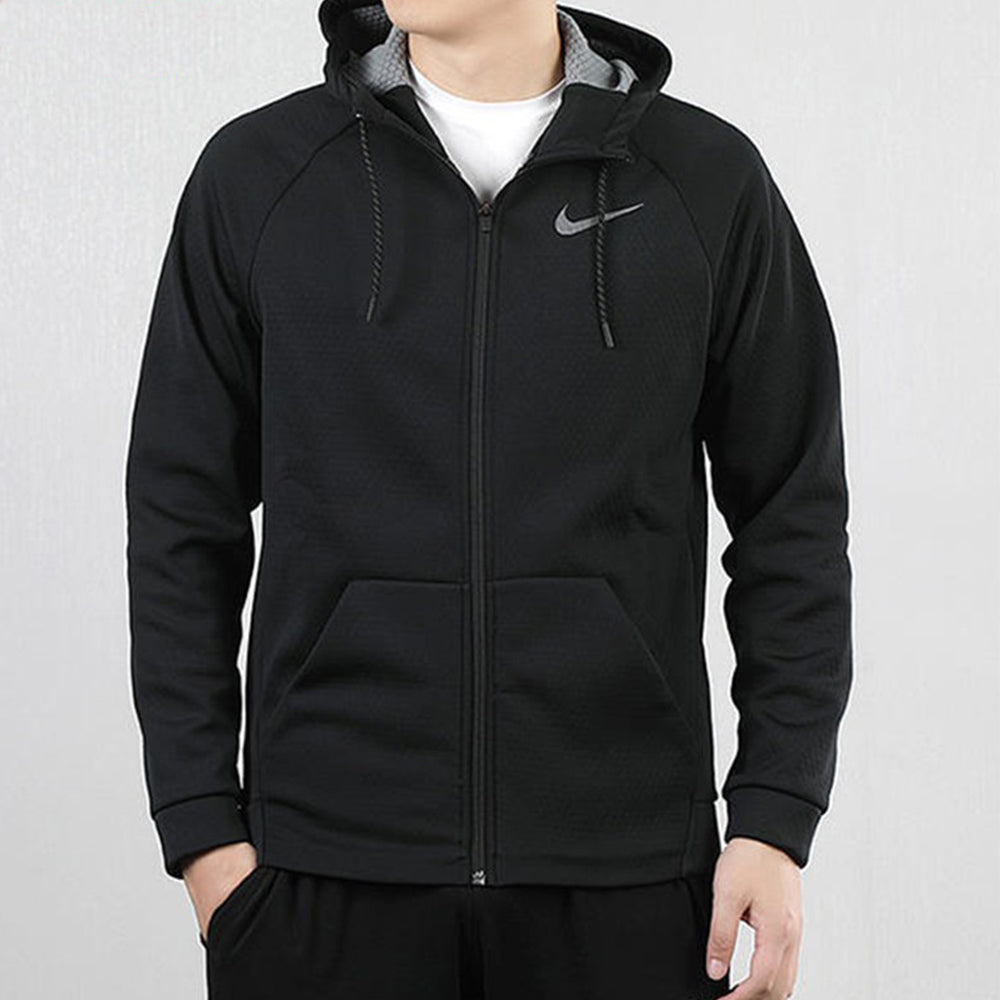 Nike Casual Sports hooded Running Jacket Black AQ5239-010