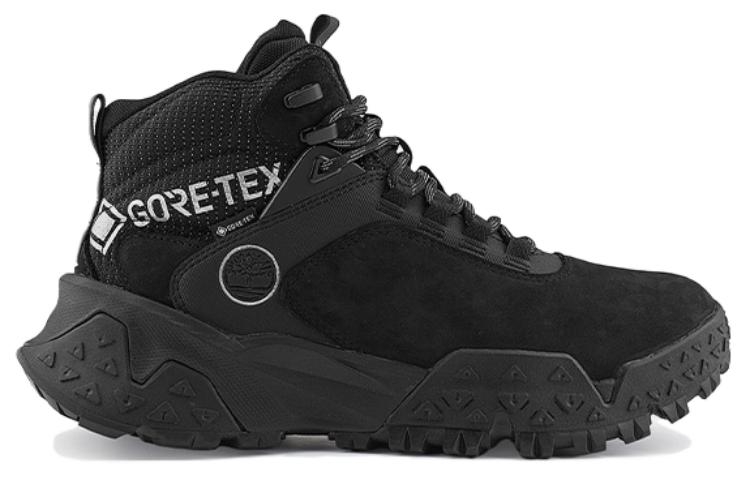 Timberland Motion Scramble Waterproof High Top Trainers 'Black' A6D1DM