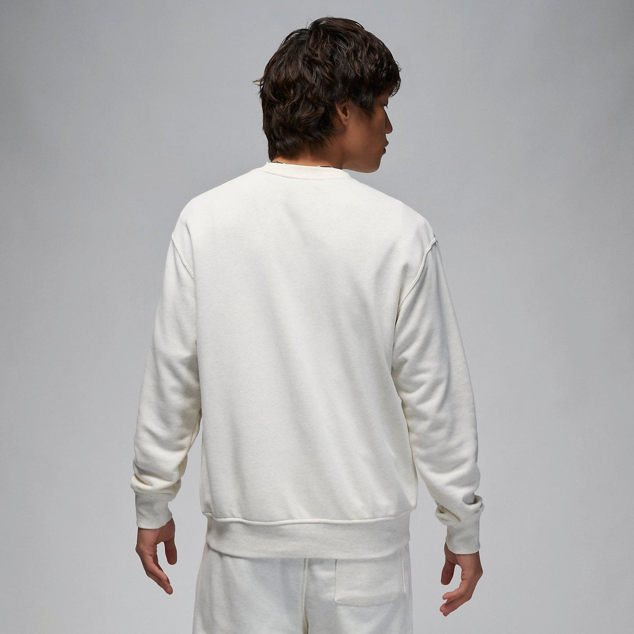 Air Jordan Classic Flying Solid Color Fleece Lined Round Neck Sweatshirt 'White' FQ1865-133