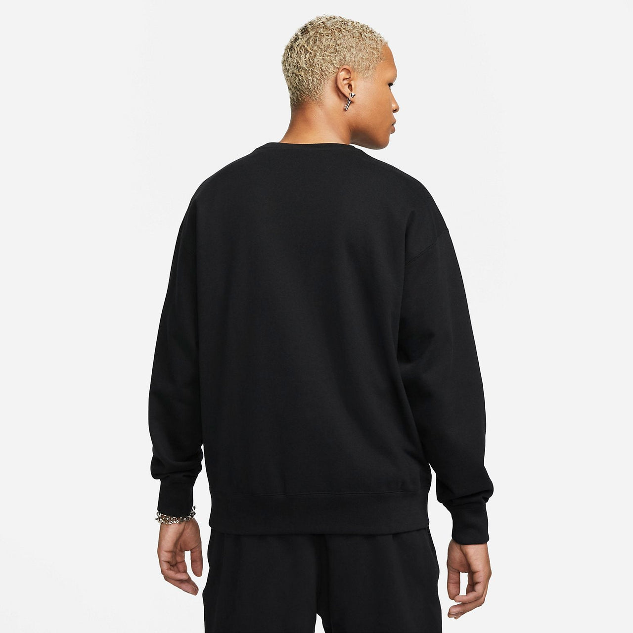 Nike Solo Swoosh Crewneck Sweatshirt 'Black' DX0811-010