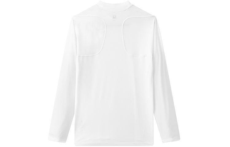 FILA Athletics Series Slim Fit Round Neck Gym Long Sleeves White A11M125201F-WT