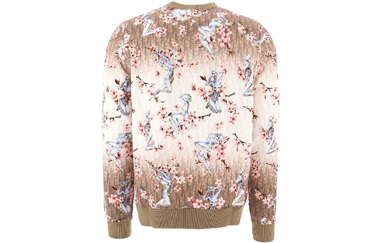 DIOR x Sorayama All Over Graphic Print Sweatshirt M Brown 933J601A0573-184