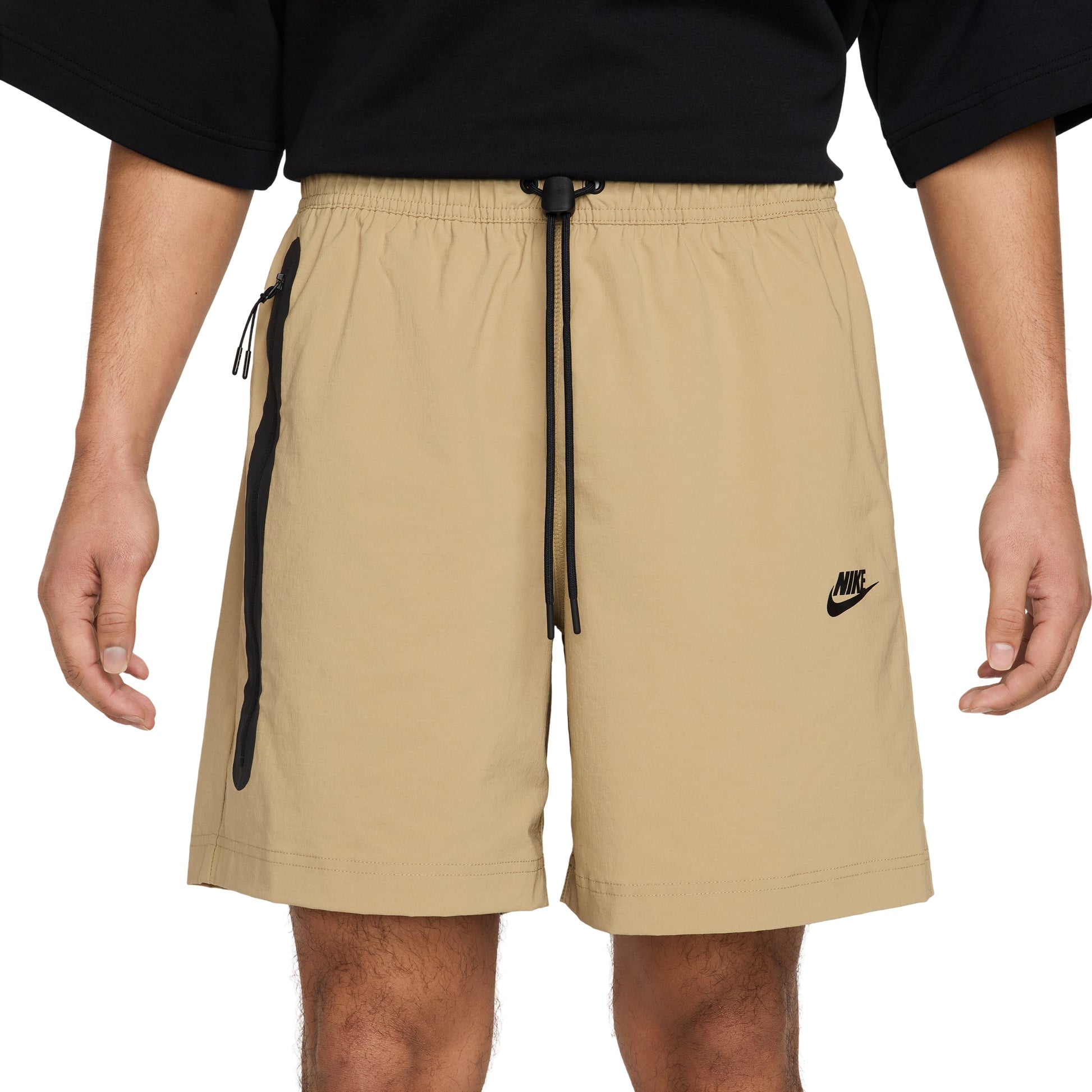 Nike Tech Woven Shorts 'Parachute Beige Black' HQ0470-297