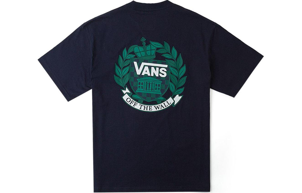 Vans Classic Graphic T-shirt 'Navy Green' VN000JEFDNC
