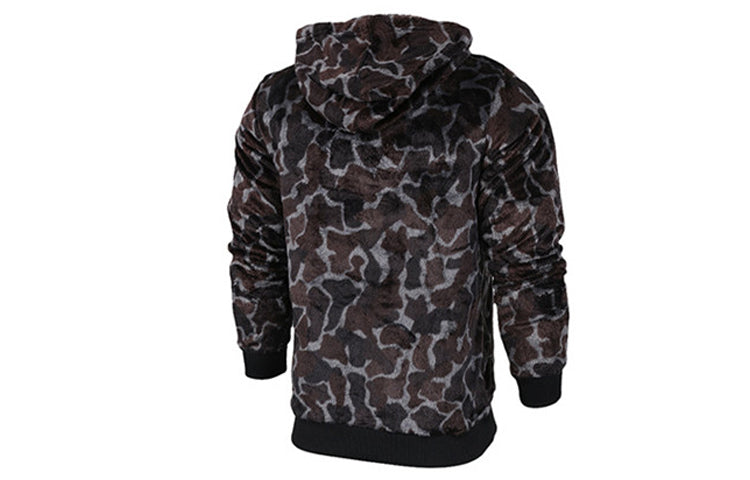 adidas originals Camouflage Stay Warm Hooded Jacket Brown CD1716