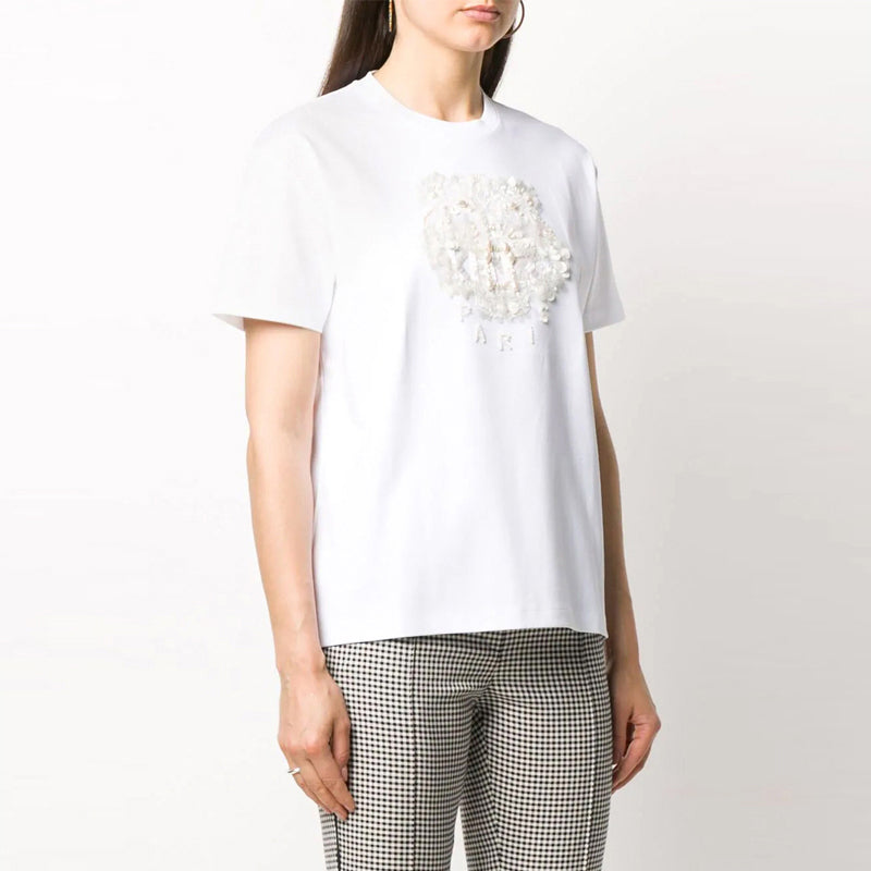 KENZO SS21 Round Neck Short Sleeve White FA52TS9584YN-01