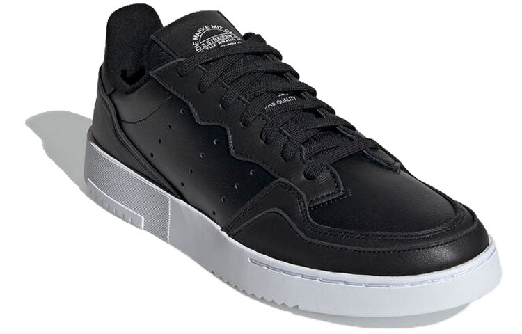 adidas Supercourt 'Core Black White Leather' EE6038