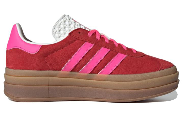 (WMNS) adidas Gazelle Bold 'Collegiate Red Lucid Pink' IH7496