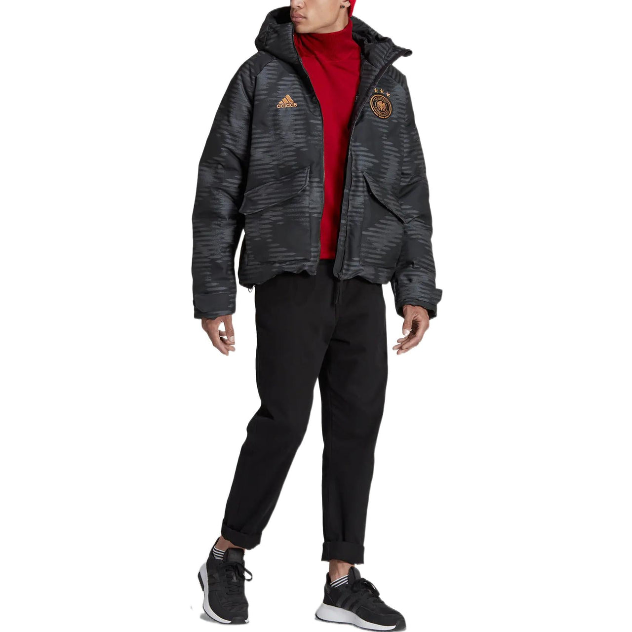 adidas Dfb Dwn Jacket Logo HF4066