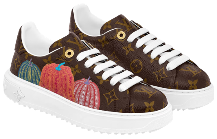 (WMNS) LOUIS VUITTON x YK ACADEMY Time Out Sneakers 'Brown Monogram with Icons' 1ABD8N
