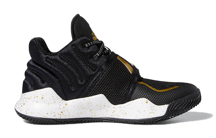 (GS) adidas Deep Threat J 'Black Yellow White' FV8633