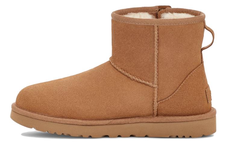(WMNS) Ugg Classic Mini Bailey Zip Chestnut 'LIGHT BROWN' 1151230-CHE