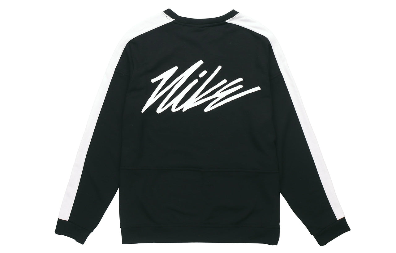 Nike Dri-fit Logo Knit Quick Dry Training Pullover Black CJ4624-010