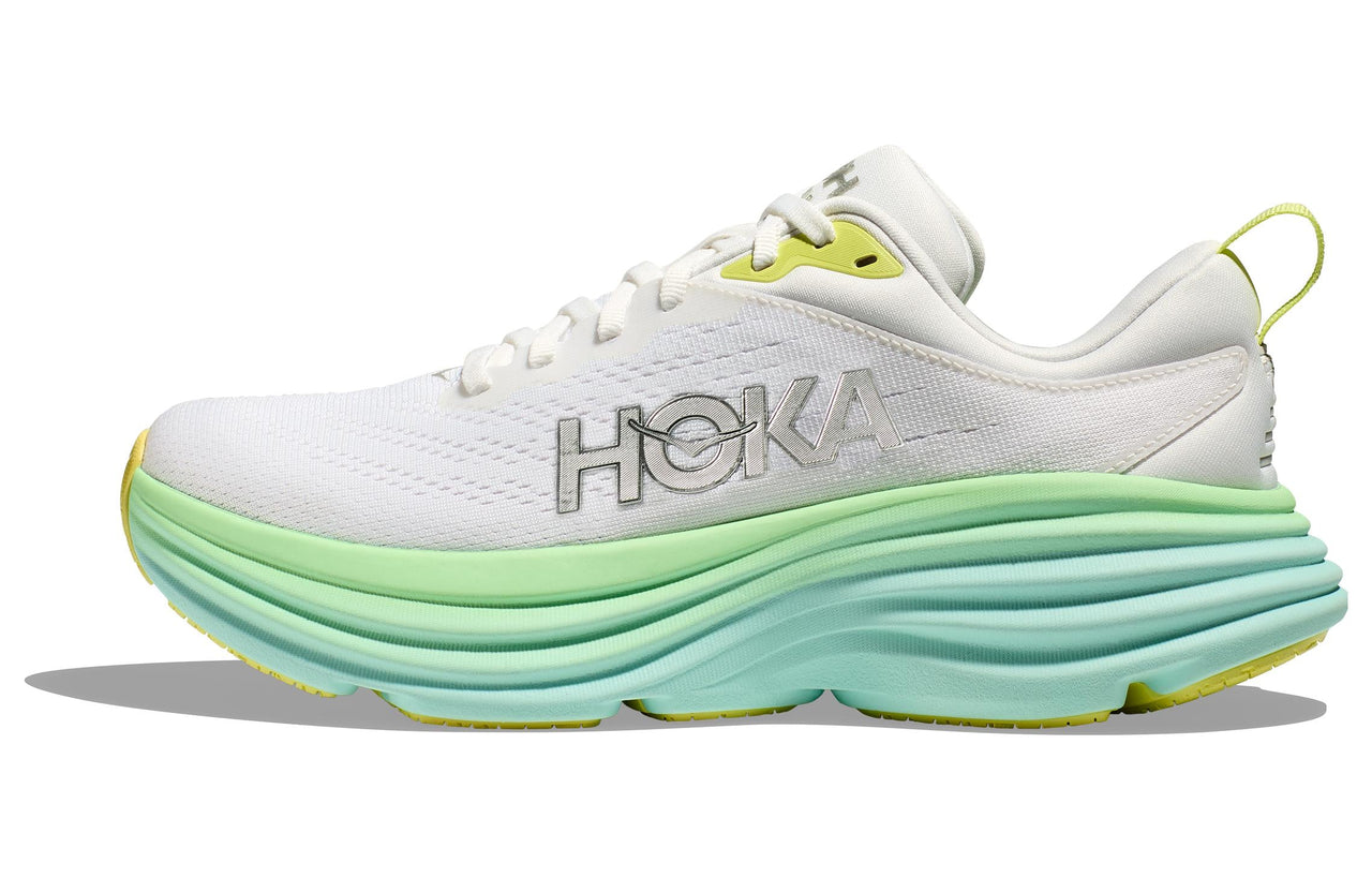 (WMNS) HOKA ONE ONE Bondi 8 D Wide 'Champagne White Sea Blue' 1127954-BDBSO