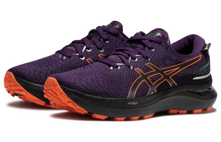 (WMNS) ASICS Gel-Cumulus 24 GORE-TEX 'Night Shade Nova Orange' 1012B311-500
