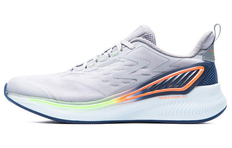 361 Degrees QU!K LITE Lightweight Breathable Running Shoes 'Grey White' 572032218-2