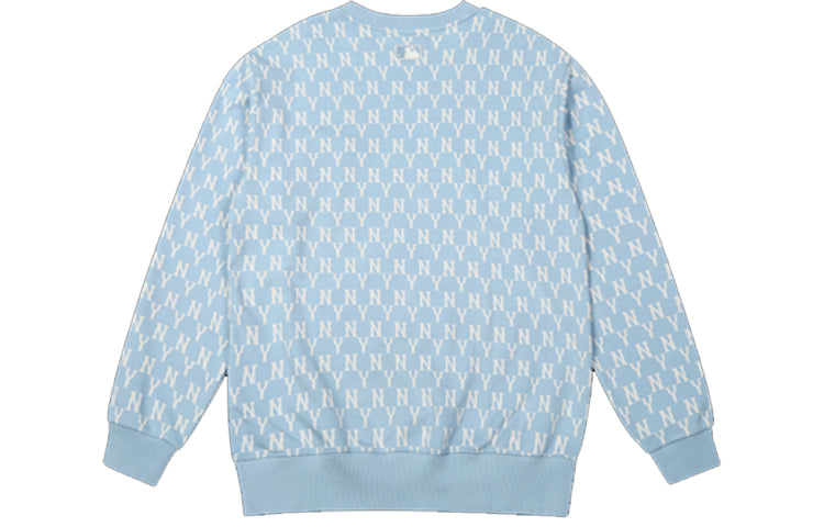 MLB New York Yankees Vintage Full Logo Long-Sleeve Fleece Unisex Blue 31MTM2041-50S