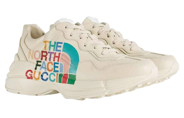 (WMNS) Gucci Leather Rhyton x The North Face 'Ivory' 685639-DRW00-9522