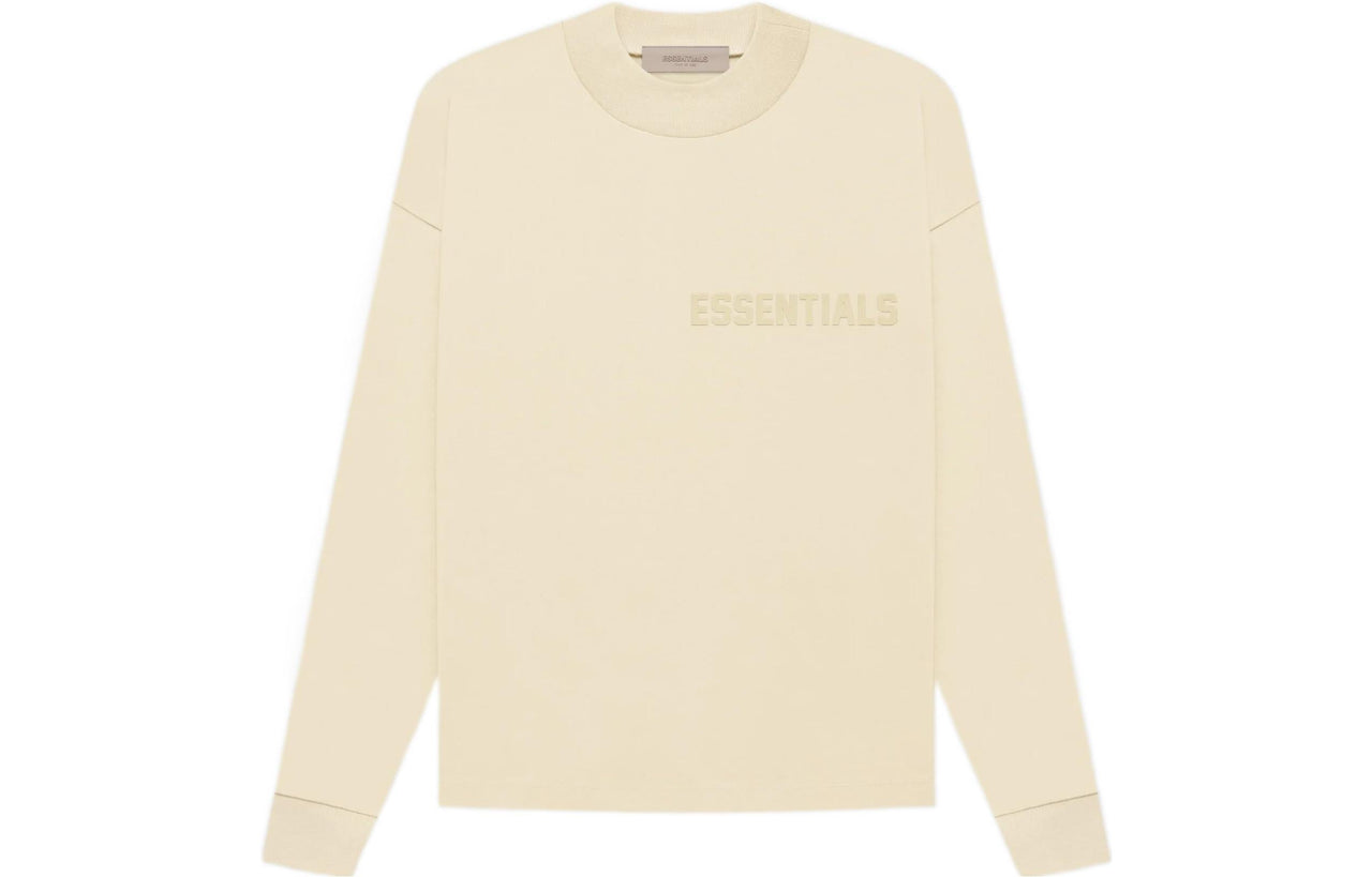 Fear of God Essentials FW22 Long Sleeve Tee 'Egg Shell' FOG-FW22-258