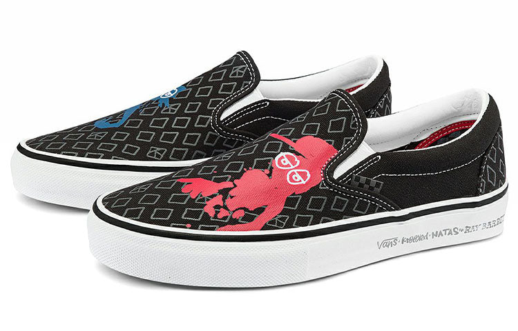 Vans Krooked x Skate Slip-On 'Natas For Ray Barbee' VN0A5FCAAPM