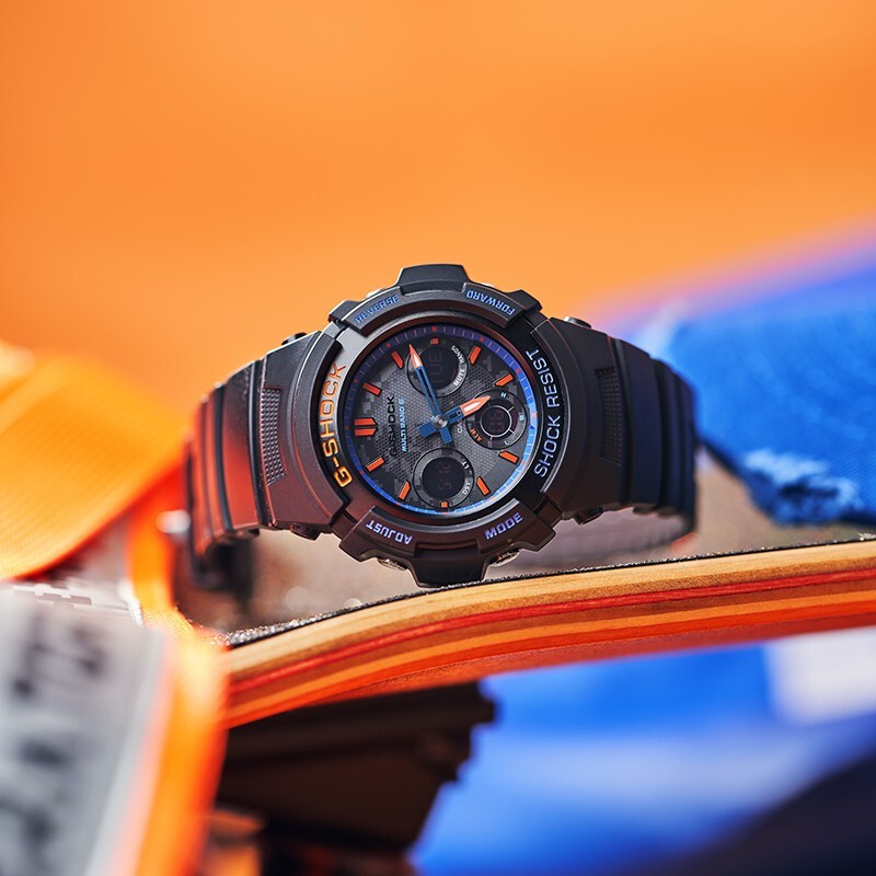 CASIO G-Shock Analog-Digital 'Black' AWG-M100SCT-1APR
