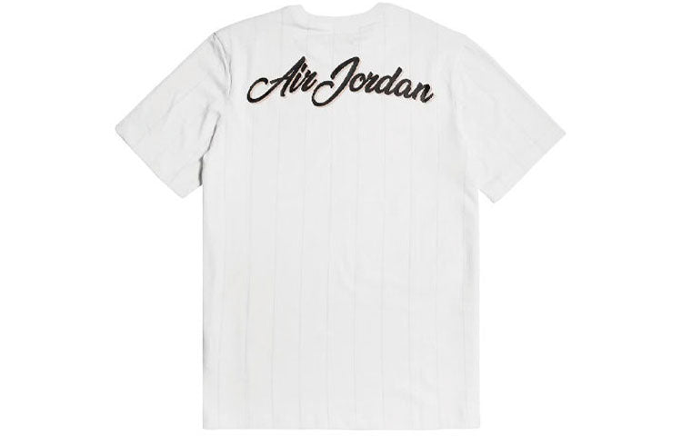 Air Jordan Remastered Alphabet Printing Short Sleeve White CD5609-100