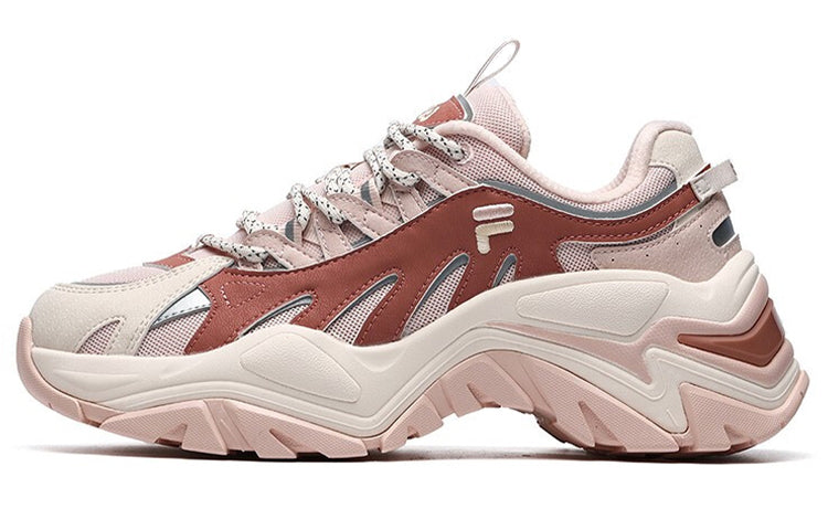 (WMNS) FILA FUSION Casual Fashion Sneakers 'Pink Red' T12W125208FBD