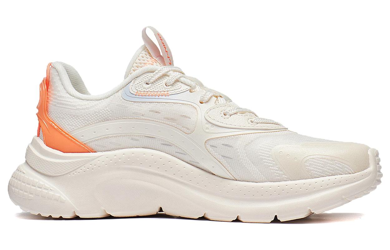 (WMNS) Li-Ning Floating Cloud 'White Orange' AGLT030-4