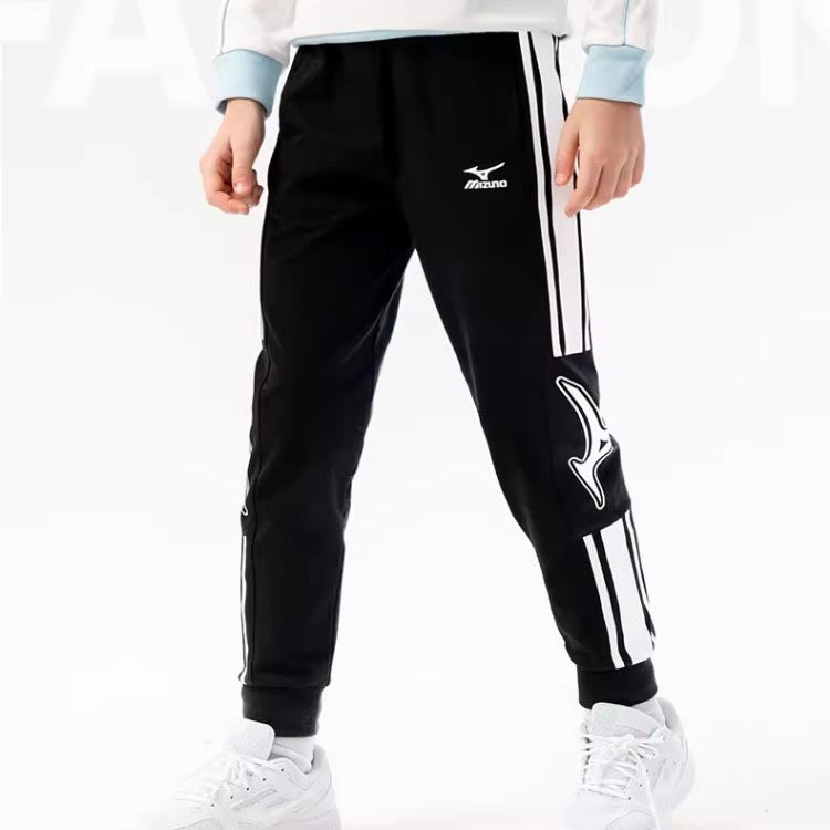 (GS) Mizuno Regular Track Pants 'Black' 32CF3906
