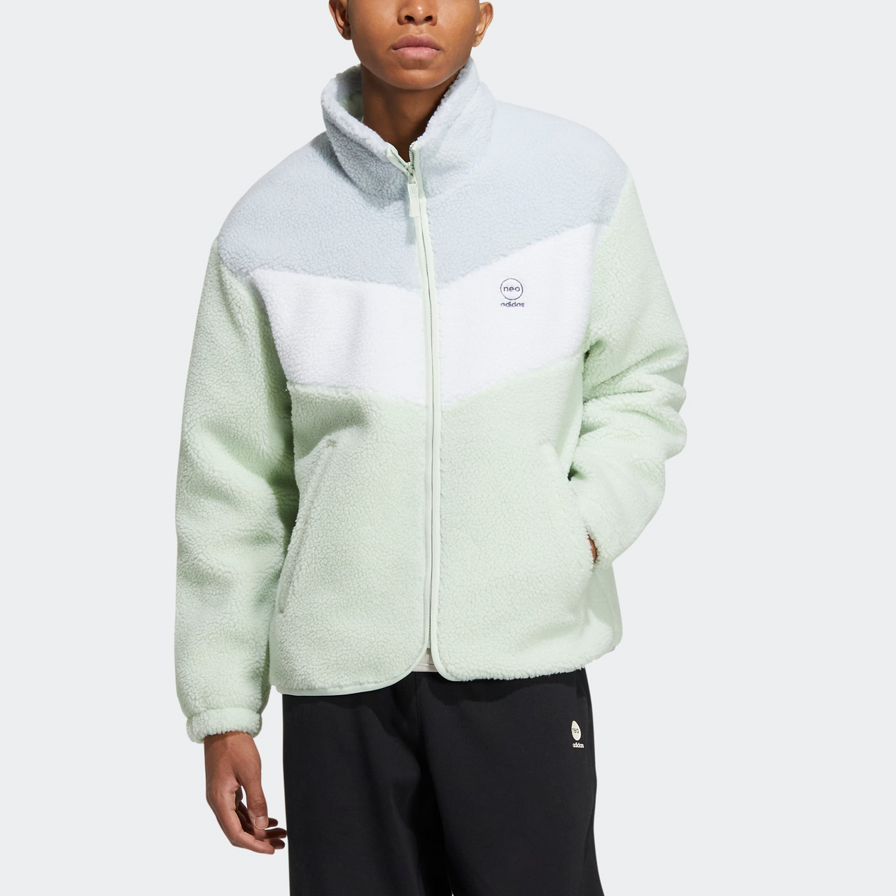 adidas Neo SHP Jackets 'Green White' HY9653