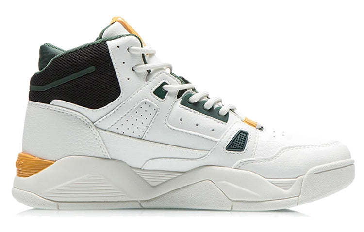 (WMNS) Li-Ning Basketball Shoes 'White Green Yellow' AGBR084-4