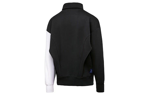 PUMA x ADER Crossover Turtleneck Contrasting Colors Pullover Couple Style Black 576958-01