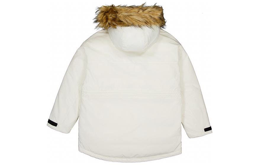 (WMNS) New Balance Warm Mid-Down Jacket 'White' AWJ33325-CIC