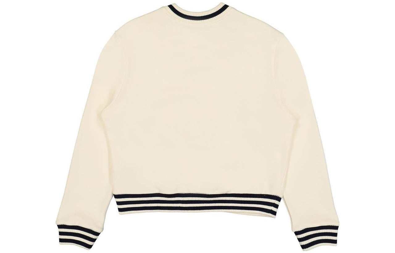 (WMNS) adidas x Sporty & Rich Sweater 'Beige' IN5247