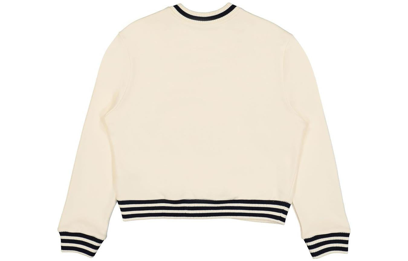 (WMNS) adidas x Sporty & Rich Sweater 'Beige' IN5247