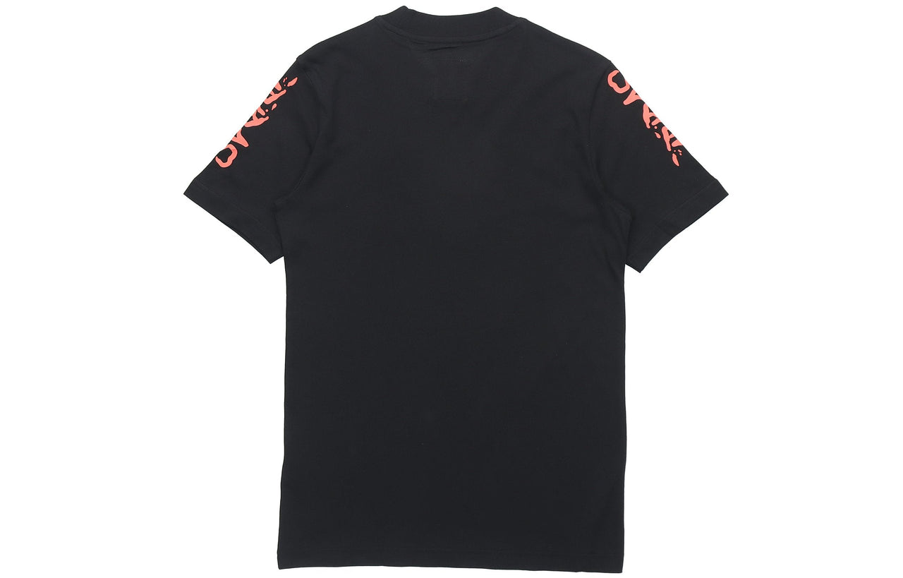 adidas originals Logo Printing Athleisure Casual Sports Short Sleeve Black GJ7769