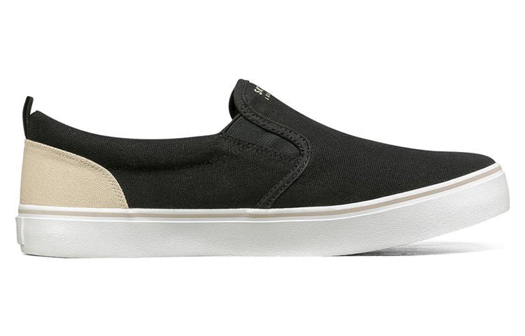 (WMNS) Skechers V'lites Canvas Shoes Black 66666346-BLK