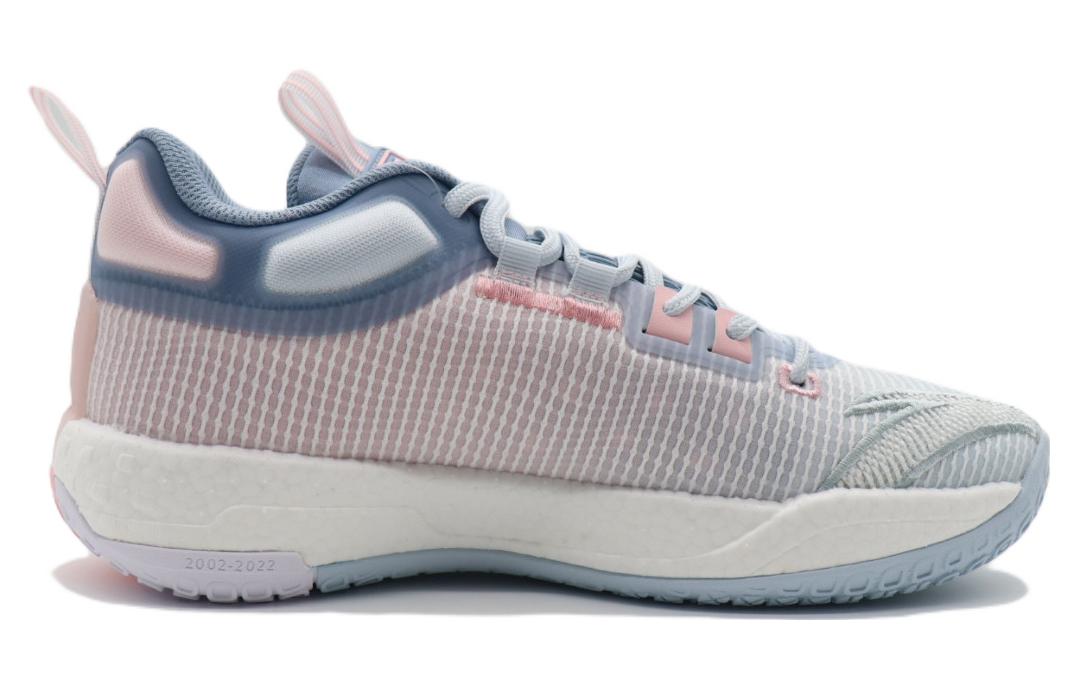 ANTA BaDao Mid Top Basketball Shoes 'Blue Pink' 112241112-2