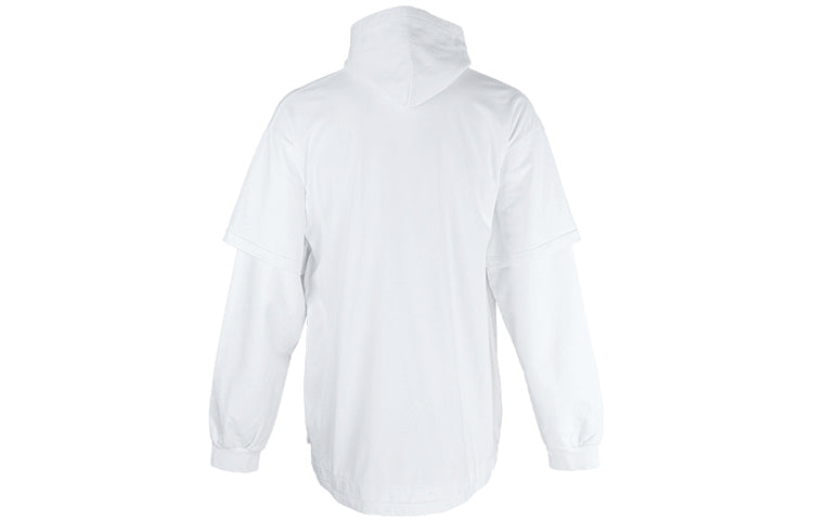 Balenciaga Slime Double Long Sleeve Hooded T-Shirt 'White Bubblegum' 681029TLVF10901