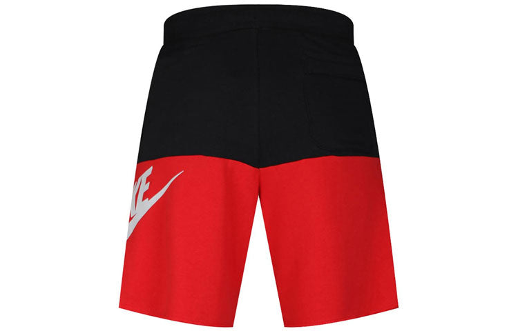 Nike Large Logo Sports Shorts Black Red Blackred CJ4353-011