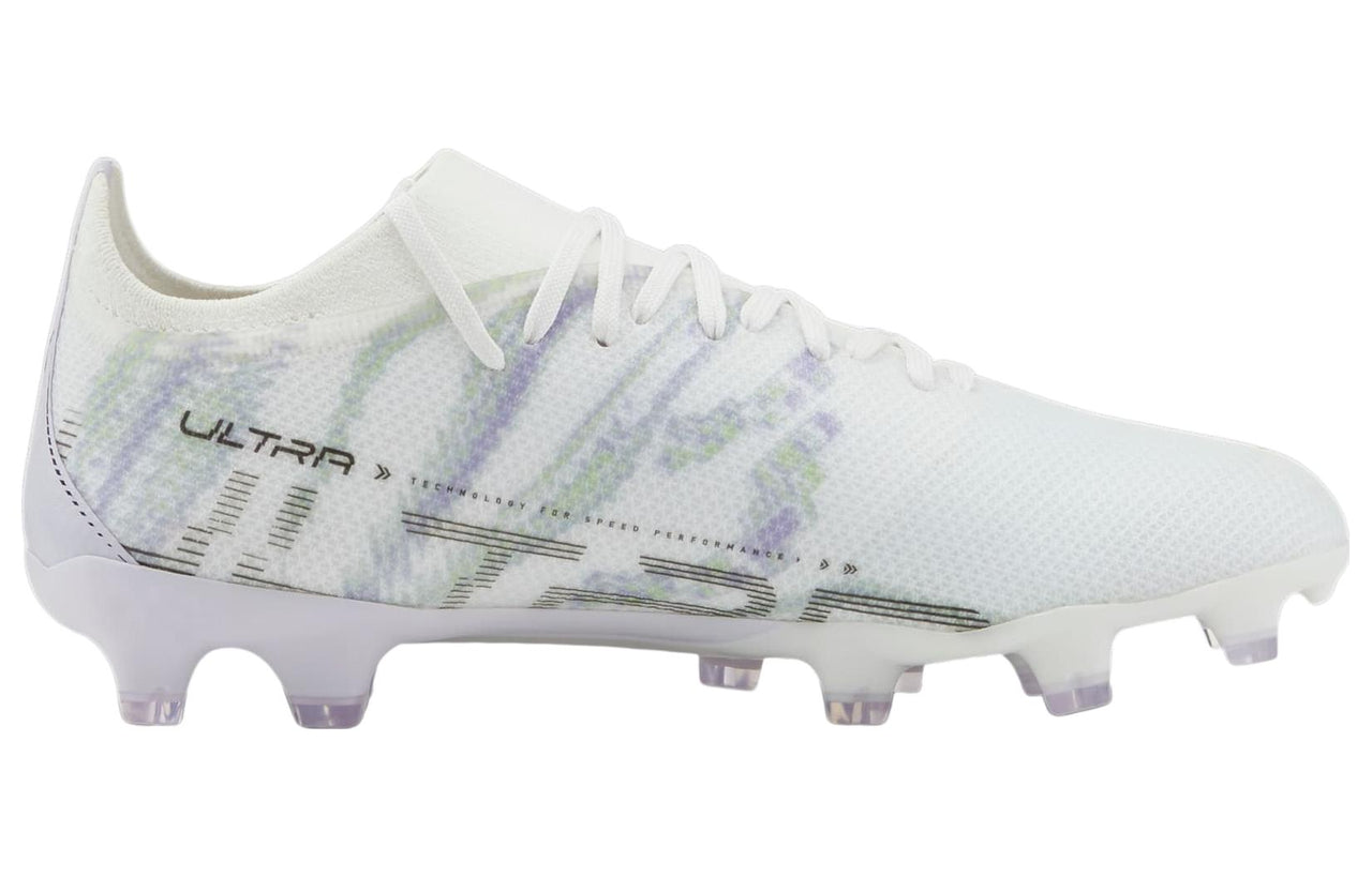 (WMNS) PUMA ULTRA Match Brilliance FG/AG 'White Grey' 107405-01