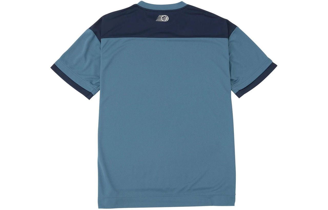New Balance Linear Logo Honeycomb Mesh T-shirt 'Elemental Blue' AMT45072-EUB