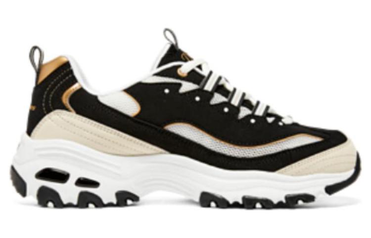 (WMNS) Skechers D'LITES 'Black' 896204-BKGD