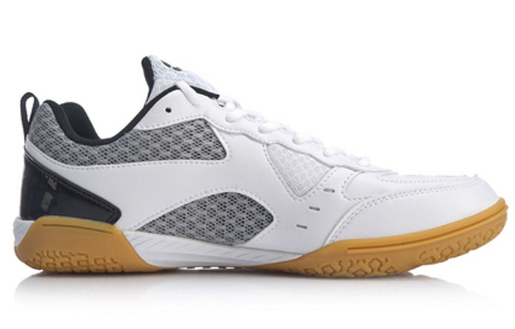 Li-Ning Ma Long Signature Table Tennis Shoes 'White Black' APTP001-4